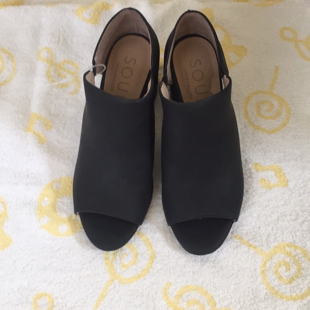 Black Peep Toe Shoes